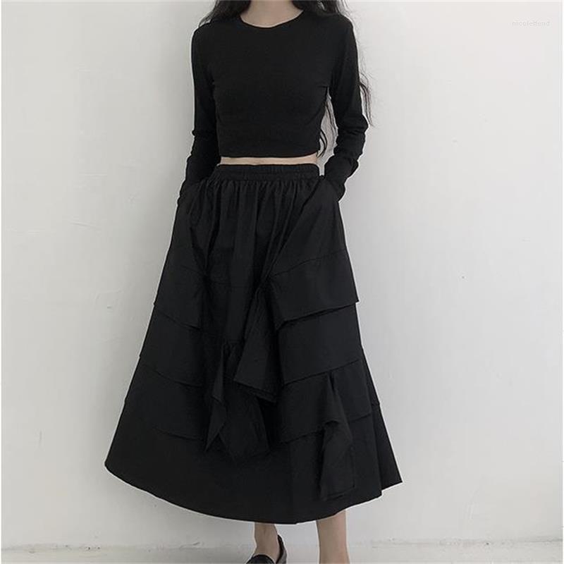 Skirts Women' Black Skirt Casual Pleats 2023 Summer A-Line Medium Length Solid Color Simple Large Loose
Skirts Women' Black Skirt Casual Pleats 2023 Summer A-Line Medium Length Solid Color Simple Large Loose