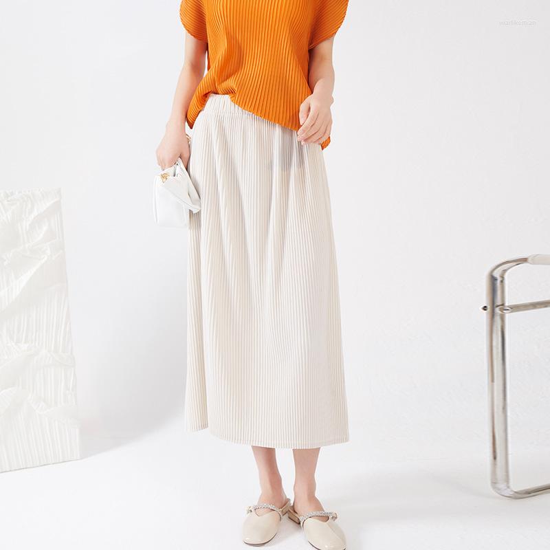 Skirts Miyake Pleated Skirt Women's Design Back Split 2023 High Waist Thick Straight Long Hip, Picture color
Skirts Miyake Pleated Skirt Women's Design Back Split 2023 High Waist Thick Straight Long Hip, Picture color