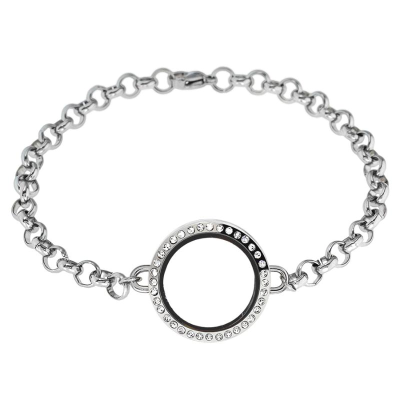 Charm Bracelets Pc Stainless Steel Good Quality DIY Glass Locket 25mm Magnetic /Twisted Bracelet Round Shape Link
Charm Bracelets Pc Stainless Steel Good Quality DIY Glass Locket 25mm Magnetic /Twisted Bracelet Round Shape Link