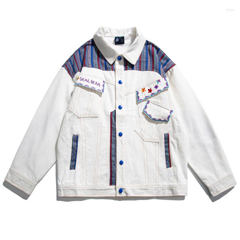 Men's Jackets 2023 Harakuju Embroidery Streetwear Casual Spring Autumn Vintage Outwear Coats For Male Loose Fit, White
Men's Jackets 2023 Harakuju Embroidery Streetwear Casual Spring Autumn Vintage Outwear Coats For Male Loose Fit, White