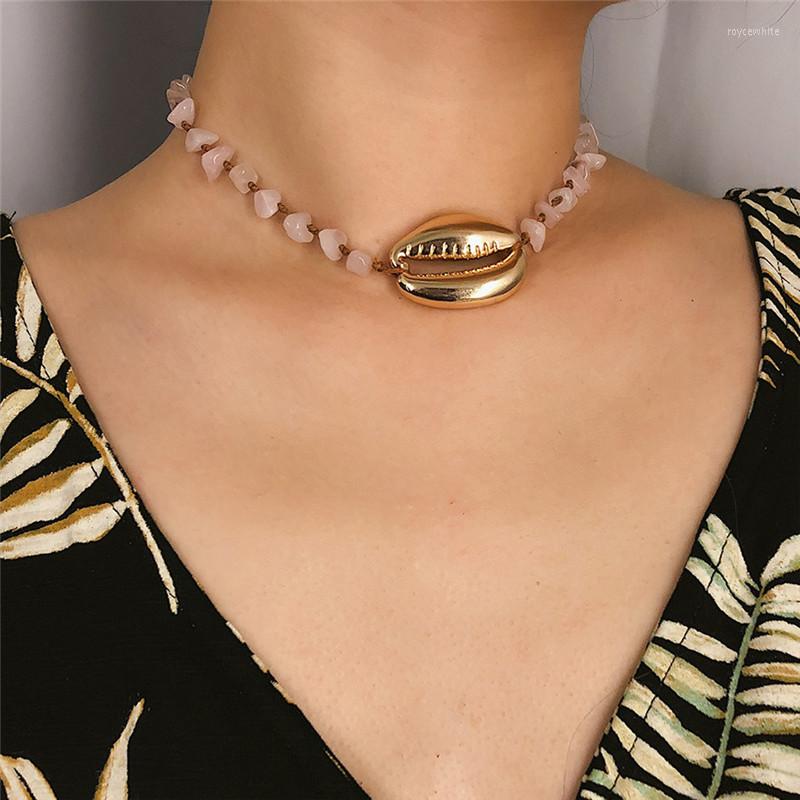 Chains Women Necklace Conch Shell Pendant Choker Bohemia Summer Charm Natural Stone Cowrie Seashell Long Chain Boho Jewelry
Chains Women Necklace Conch Shell Pendant Choker Bohemia Summer Charm Natural Stone Cowrie Seashell Long Chain Boho Jewelry