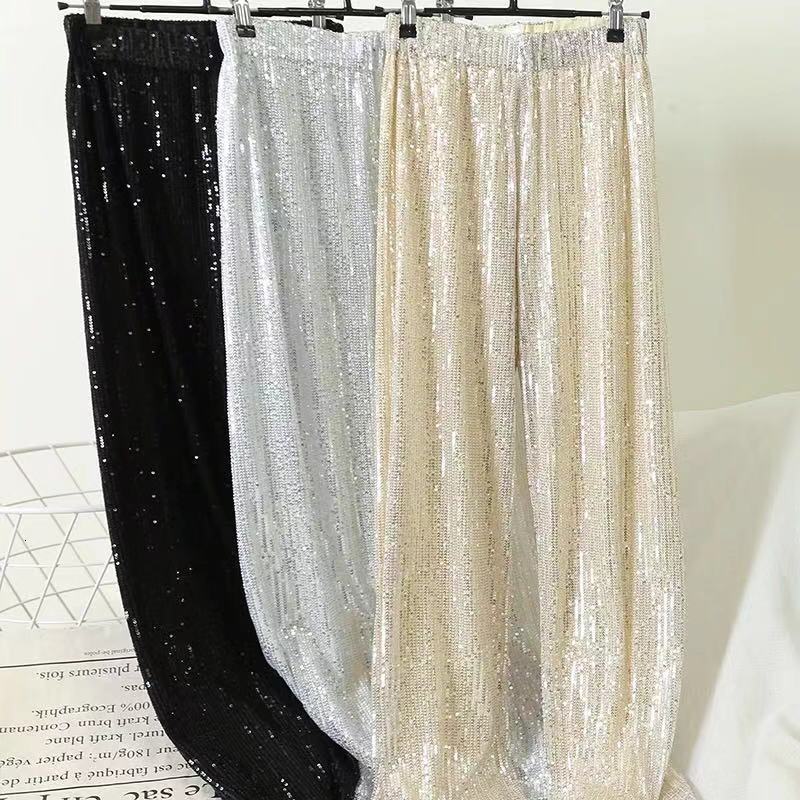 Women s Pants s Sidaimi Silver Full Sequined Women Wide Leg Elastic Waist Bling Luxury Chic Casual Gold Long Female Club 230217, Black
Women s Pants s Sidaimi Silver Full Sequined Women Wide Leg Elastic Waist Bling Luxury Chic Casual Gold Long Female Club 230217, Black