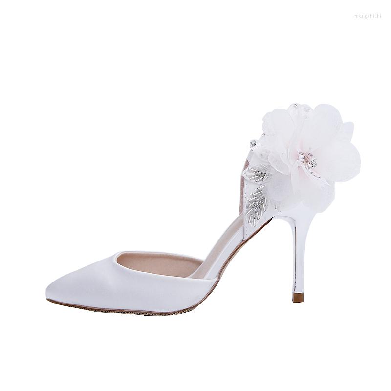 Dress Shoes 2023 Women Heels Wedding Female Sandals White Stiletto Bridal High-heeled, 9 cm
Dress Shoes 2023 Women Heels Wedding Female Sandals White Stiletto Bridal High-heeled, 9 cm