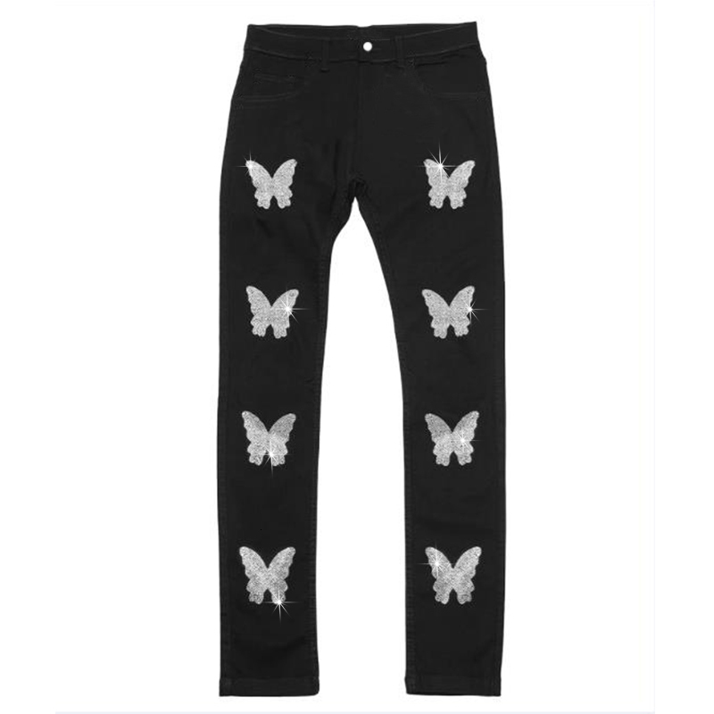 Men's Jeans Man Black Ripped Stretchy Skinny Slim Fit Drill Punk streetwear Biker Trousers All-match Denim Pencil Pants 230216, Tz027-hole
Men's Jeans Man Black Ripped Stretchy Skinny Slim Fit Drill Punk streetwear Biker Trousers All-match Denim Pencil Pants 230216, Tz027-hole
