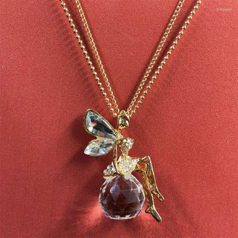 Pendant Necklaces Vintage Fairy Necklace Sweater Chain For Women Charm Crystal Angel Wing Butterfly Jewelry
Pendant Necklaces Vintage Fairy Necklace Sweater Chain For Women Charm Crystal Angel Wing Butterfly Jewelry