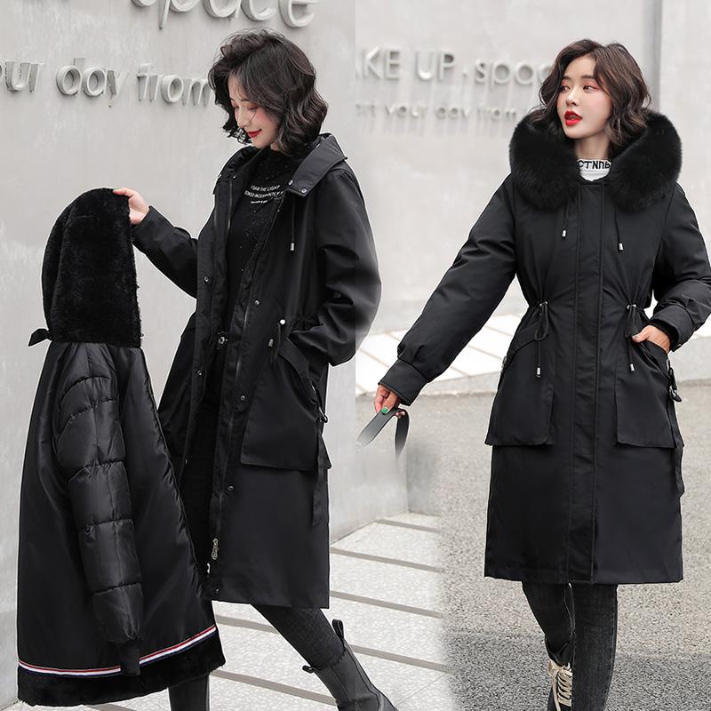 Women's Down & Parkas Women Snow Wear Long Winter Jacket Fur Hooded Clothing Female Lining Thick Coat, Black
Women's Down & Parkas Women Snow Wear Long Winter Jacket Fur Hooded Clothing Female Lining Thick Coat, Black