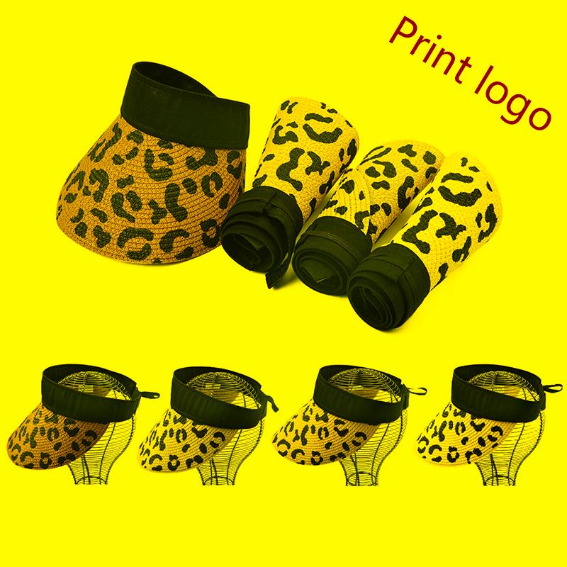 Wide Brim Hats Custom Logo Print Empty Summer Collapsible Sun Protection Women Sunhat Fashion Leopard Large Beach CapWide, 02
Wide Brim Hats Custom Logo Print Empty Summer Collapsible Sun Protection Women Sunhat Fashion Leopard Large Beach CapWide, 02