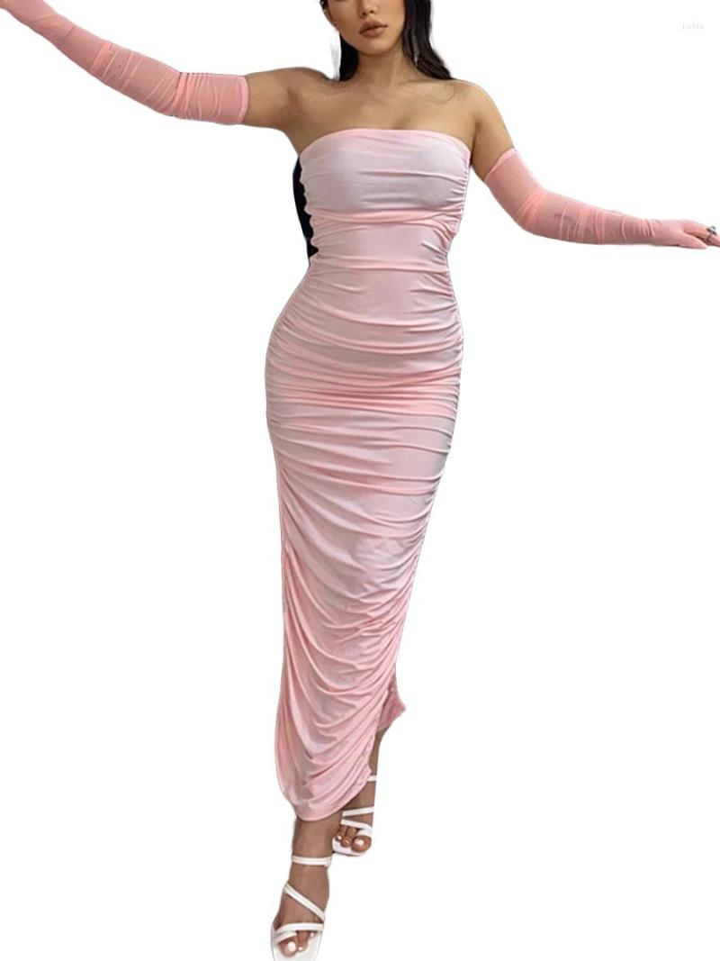 Casual Dresses Women Long Dress Ruffed Solid Slim Fit Slit Party Cocktail Evening Bodycon With Sleeves
Casual Dresses Women Long Dress Ruffed Solid Slim Fit Slit Party Cocktail Evening Bodycon With Sleeves