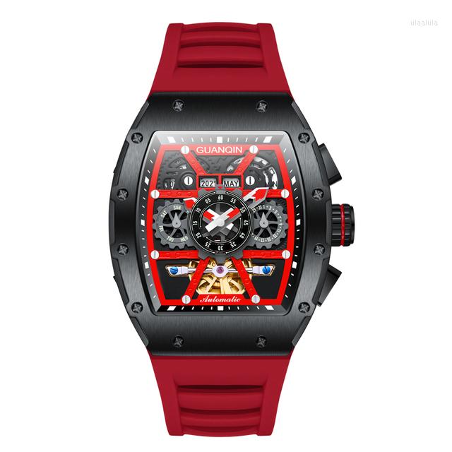 Wristwatches GUANQIN Men Watch Luxury Chronograph Automatic Watches Waterproof Luminous Mechanical Wristwatch Tonneau Case Sapphire Military, Mens watches 4
Wristwatches GUANQIN Men Watch Luxury Chronograph Automatic Watches Waterproof Luminous Mechanical Wristwatch Tonneau Case Sapphire Military, Mens watches 4