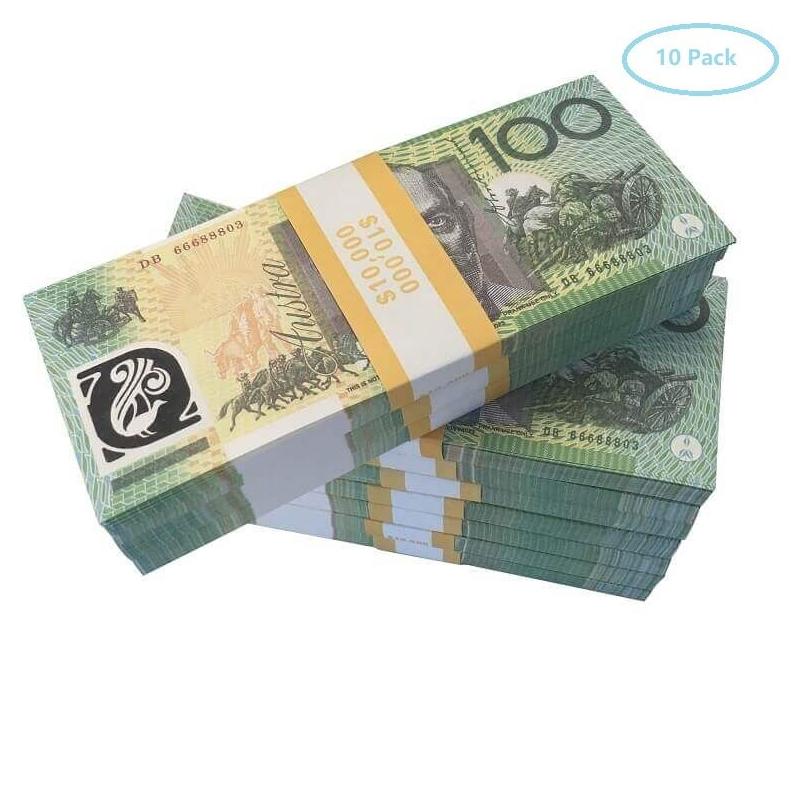 Novelty Games Prop Aud Banknotes Australian Dollar 20 50 100 Paper Copy Fl Print Banknote Money Fake Monopoly Movie Props Drop Deliv Dhdap 4b6