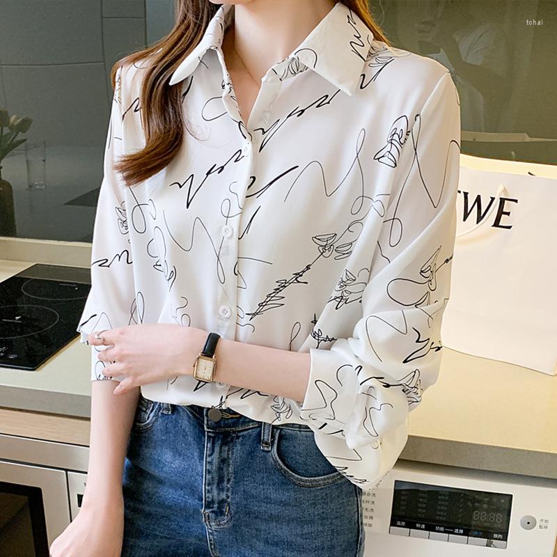 Women' Blouses Woman Casual Office Print Shirts 2023 Autumn Fashion Button Long Sleeve White Shirt Elegant Lady Women Slim Tops
Women' Blouses Woman Casual Office Print Shirts 2023 Autumn Fashion Button Long Sleeve White Shirt Elegant Lady Women Slim Tops