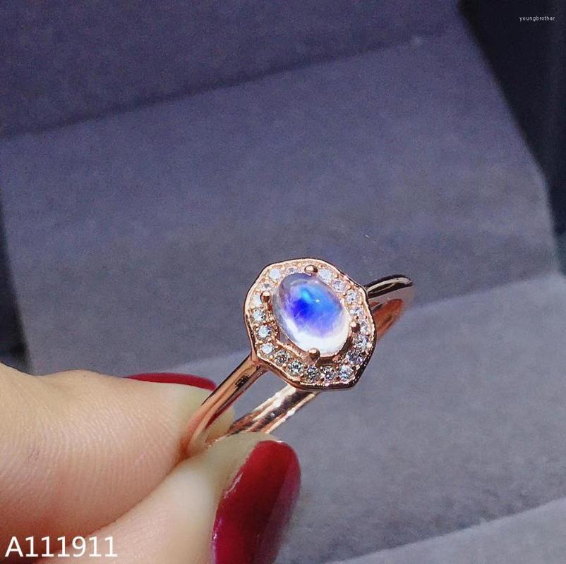 Cluster Rings KJJEAXCMY Fine Jewelry 925 Sterling Silver Inlaid Natural Moonstone Ring Classic Female Support Detection Exquisite Noble
Cluster Rings KJJEAXCMY Fine Jewelry 925 Sterling Silver Inlaid Natural Moonstone Ring Classic Female Support Detection Exquisite Noble