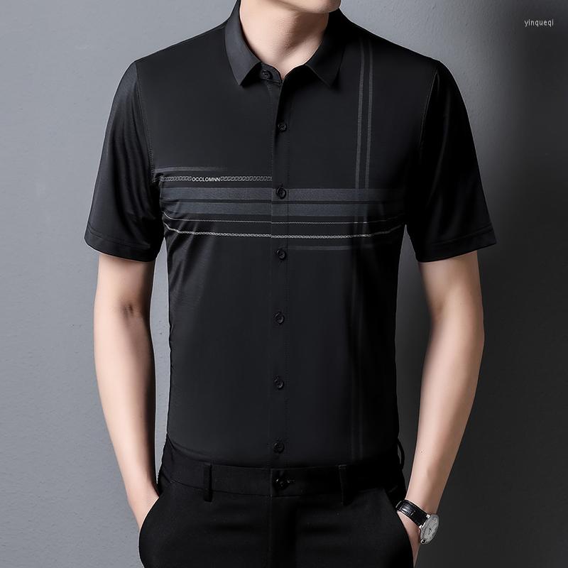 Men's Polos 2023 Tuxdeo For Men Shirt Summer Short Sleeve Thin Turn Collar Anti-wrinkle Business Dress, Blue shirt clothes
Men's Polos 2023 Tuxdeo For Men Shirt Summer Short Sleeve Thin Turn Collar Anti-wrinkle Business Dress, Blue shirt clothes