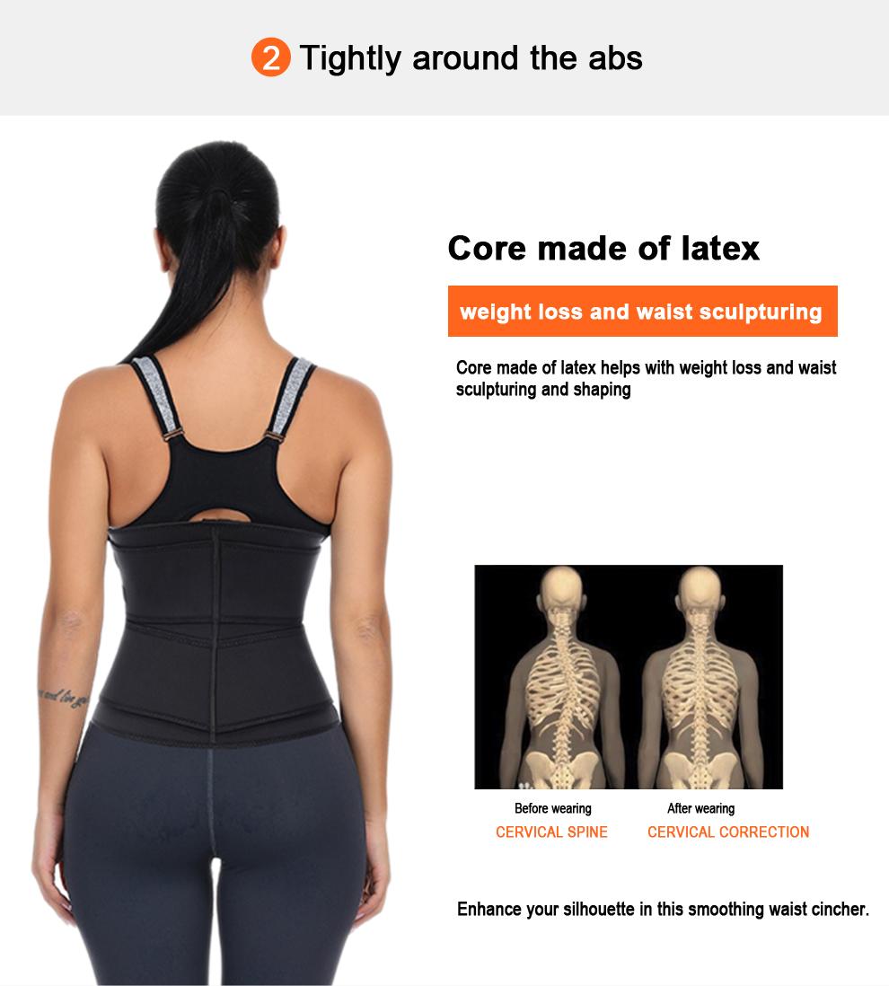 Men Women Shapers Waist Trainer Belt Corset Belly Slimming Shapewear Adjustable Waist Support Body Shapers DHL New FY8084 0217