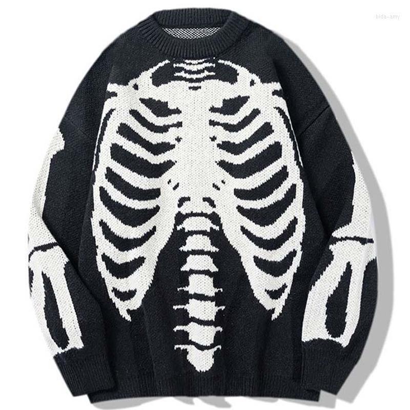 Men's Sweaters High Street Sweater Men Loose Skull Skeleton Print Pullover Oversized Vintage Causal Autumn Streetwear Black Couple
Men's Sweaters High Street Sweater Men Loose Skull Skeleton Print Pullover Oversized Vintage Causal Autumn Streetwear Black Couple