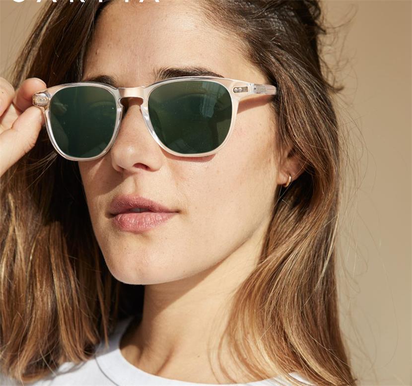 Carfia Retro Polarized Sunglasses for Women Small and Medium Face UV Protection, Handcrafted Acetate Frame Sunnies