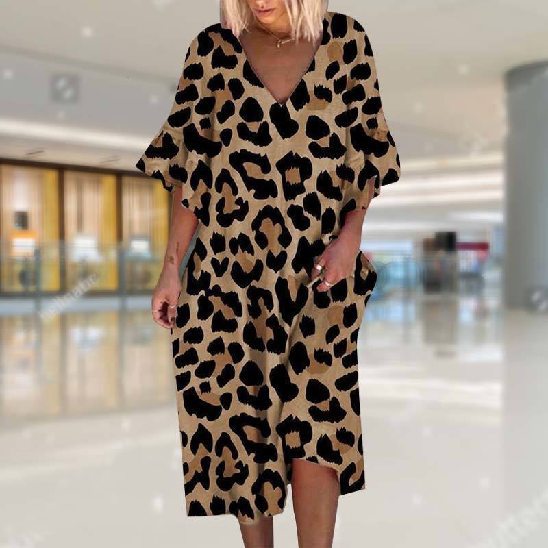 Casual Dresses Summer Fashion Women Loose Boho Elegant Dress Large Big Party Ruffle Sleeve Leopard Print 230217, Gray
Casual Dresses Summer Fashion Women Loose Boho Elegant Dress Large Big Party Ruffle Sleeve Leopard Print 230217, Gray