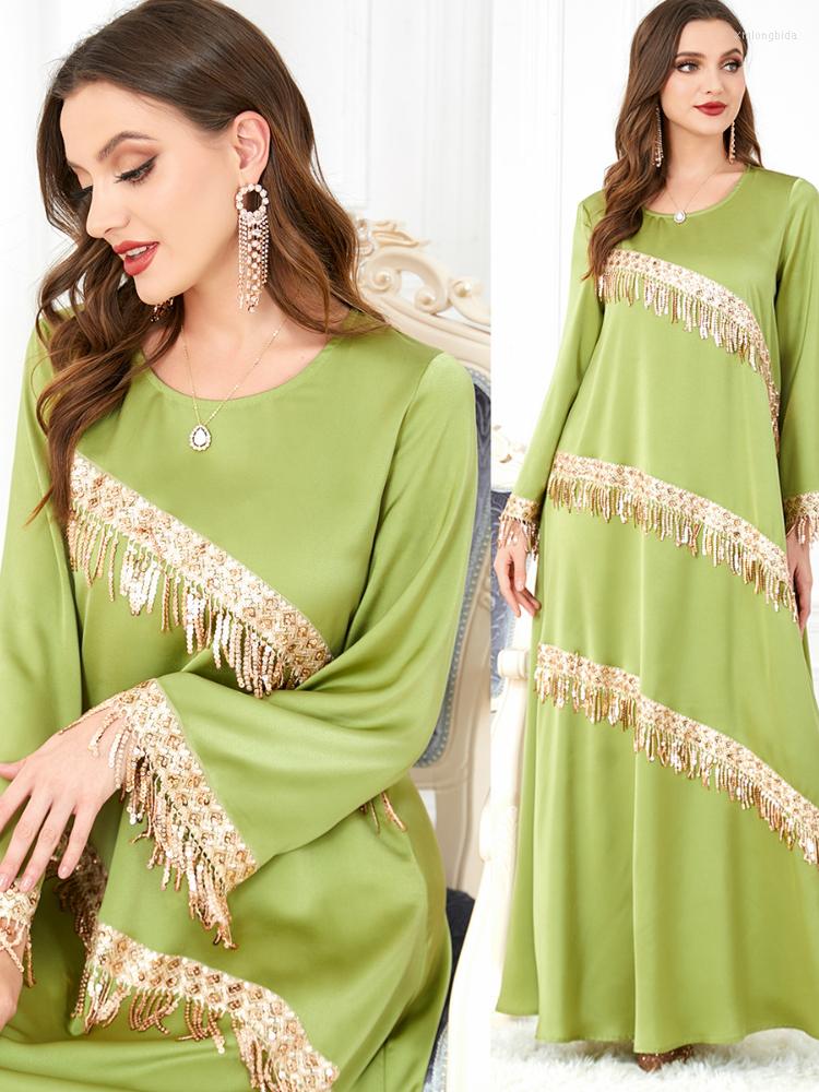 Ethnic Clothing Morocco Party Dress Muslim Women Abaya Prayer Green Caftan Maxi Tassel Dresses Robe Abayas Dubai Turkey Longue Vestidos
Ethnic Clothing Morocco Party Dress Muslim Women Abaya Prayer Green Caftan Maxi Tassel Dresses Robe Abayas Dubai Turkey Longue Vestidos