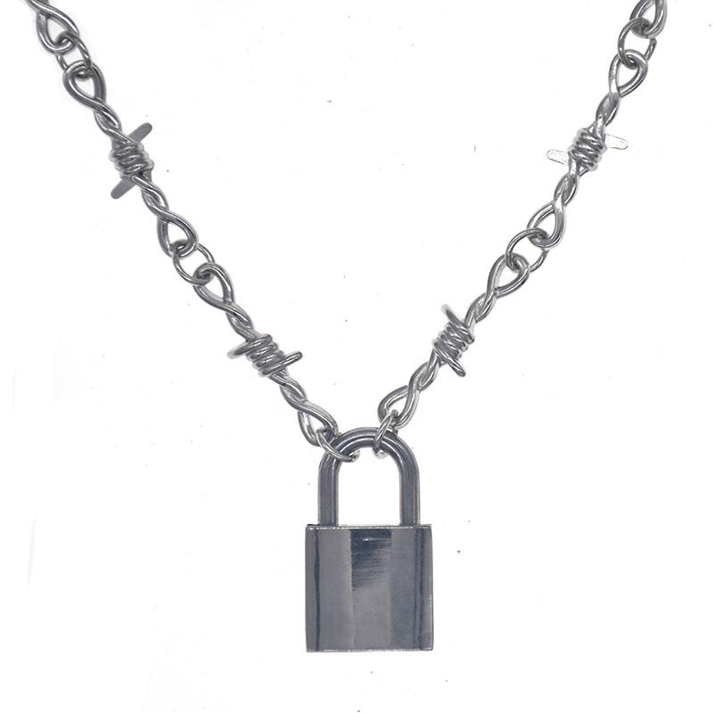 Chains Handmade Men Women Chain Necklace Square Lock Padlock Charm Choker Statement Collar Cool Jewelry
Chains Handmade Men Women Chain Necklace Square Lock Padlock Charm Choker Statement Collar Cool Jewelry