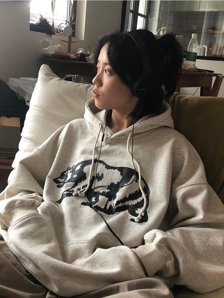 Women' Hoodies Deeptown Harajuku Gray Oversized Women Kawaii Bear Print Sweatshirt Cute Cartoon Loose Casual Thin Pullover Vintage Tops
Women' Hoodies Deeptown Harajuku Gray Oversized Women Kawaii Bear Print Sweatshirt Cute Cartoon Loose Casual Thin Pullover Vintage Tops