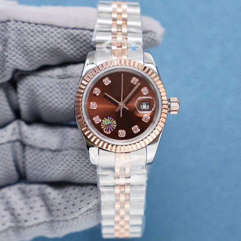 28mm rose luxury watch women watches gold mixed Silver Classic Automatic sweeping Movement Mechanical Fashion Womens silver datejust luminous ladies Wristwatch, 12
28mm rose luxury watch women watches gold mixed Silver Classic Automatic sweeping Movement Mechanical Fashion Womens silver datejust luminous ladies Wristwatch, 12