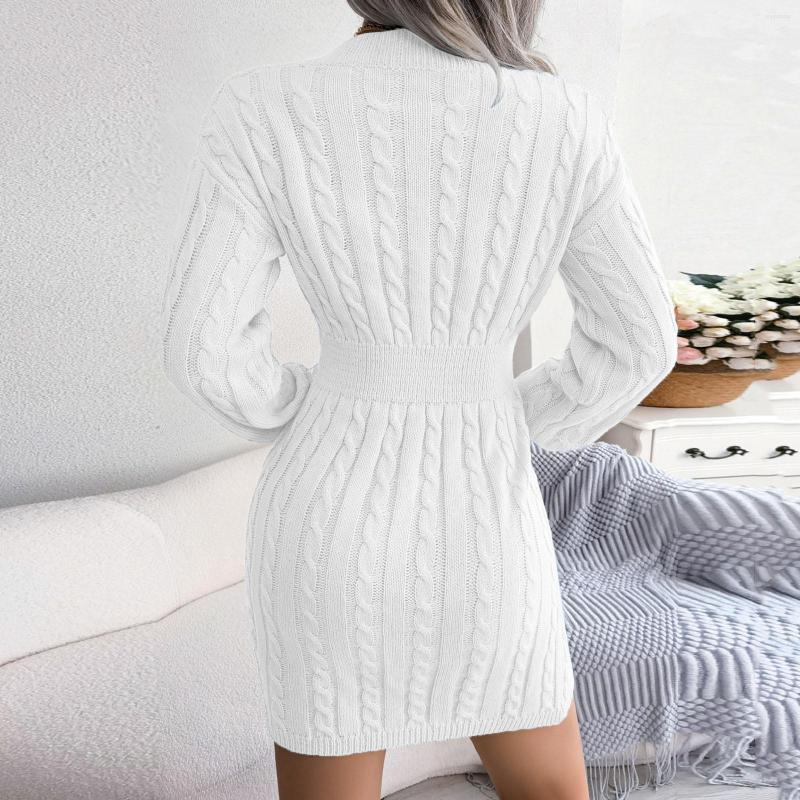 Casual Dresses Women Elegant Long Sleeve V Neck Slim Back Embroidery Party Autumn Ribbed Knitted Bodycon Sweater Dress, Blue
Casual Dresses Women Elegant Long Sleeve V Neck Slim Back Embroidery Party Autumn Ribbed Knitted Bodycon Sweater Dress, Blue