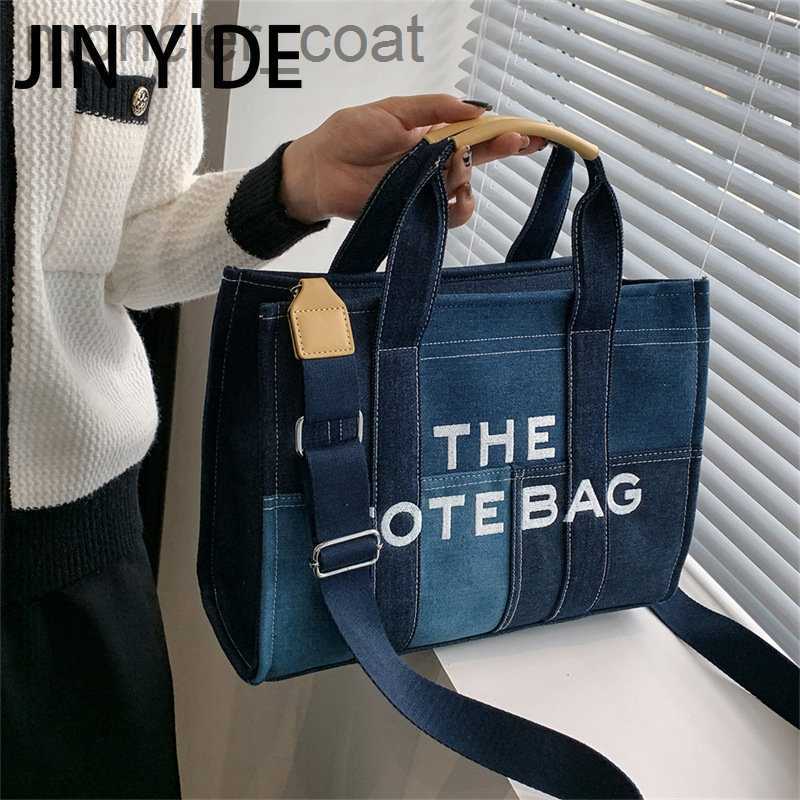 2023 New Fashion Patchwork Denim Tote Bag Designer Letters Women Handbag Luxury Shoulder Crossbody Mujer Bags Big Shopper Purses, Black small
2023 New Fashion Patchwork Denim Tote Bag Designer Letters Women Handbag Luxury Shoulder Crossbody Mujer Bags Big Shopper Purses, Black small