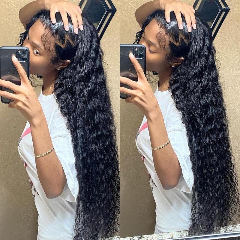 Curly Human Hair Wig 13x4 360 Hd Deep Wave Lace Frontal Brazilian Wigs For Black Women 13x6 Water Front, Picture shown
Curly Human Hair Wig 13x4 360 Hd Deep Wave Lace Frontal Brazilian Wigs For Black Women 13x6 Water Front, Picture shown