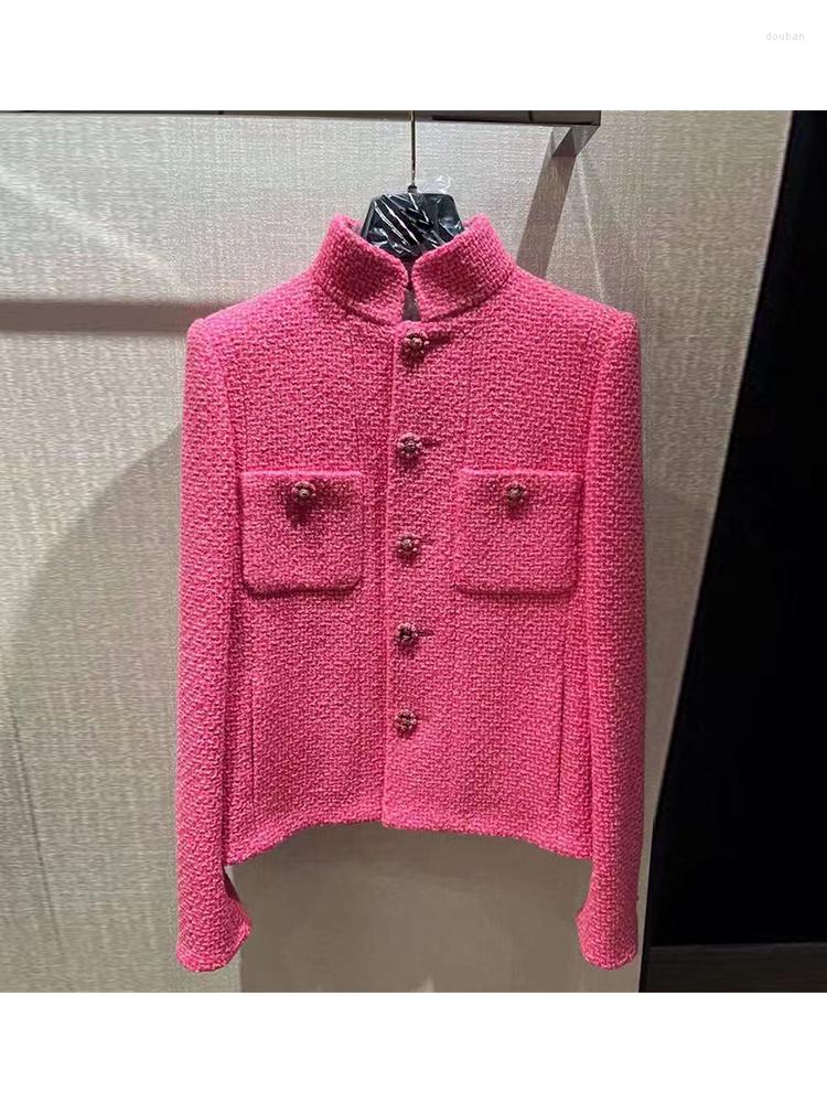 Women' Jackets HIGH STREET Est Fashion 2023 Spring Designer Jacket Stand Collar Tweed, Pink
Women' Jackets HIGH STREET Est Fashion 2023 Spring Designer Jacket Stand Collar Tweed, Pink