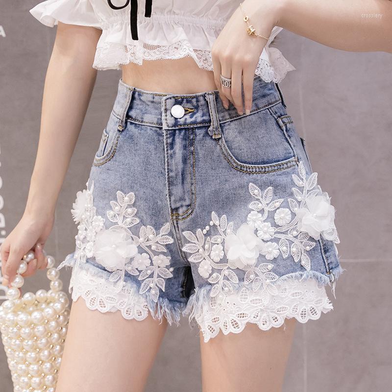 Women' Shorts Women' 2023 Summer High-waist Loose-fitting Wide-leg Sweet Light Blue Women Embroidered Flowers Sexy Denim
Women' Shorts Women' 2023 Summer High-waist Loose-fitting Wide-leg Sweet Light Blue Women Embroidered Flowers Sexy Denim