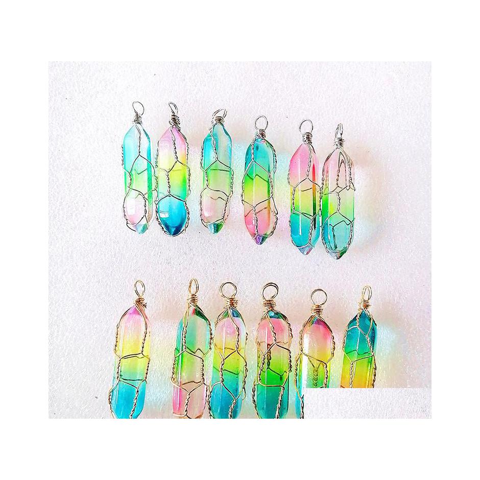 Charms Colours Hexagon Prism Rose Quartz Tigers Eye Opal Pendants Crystal Clear Chakras Gem Stone Fit Earrings Necklace Making Drop Dht4Q
Charms Colours Hexagon Prism Rose Quartz Tigers Eye Opal Pendants Crystal Clear Chakras Gem Stone Fit Earrings Necklace Making Drop Dht4Q