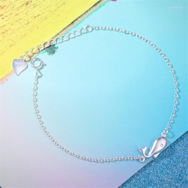 Charm Bracelets Hand Chain Cute Animal Bracelet Tibetan Sliver Dolphin Zircon Chile Luxe Jewelry Summer Accessories KSL2012
Charm Bracelets Hand Chain Cute Animal Bracelet Tibetan Sliver Dolphin Zircon Chile Luxe Jewelry Summer Accessories KSL2012