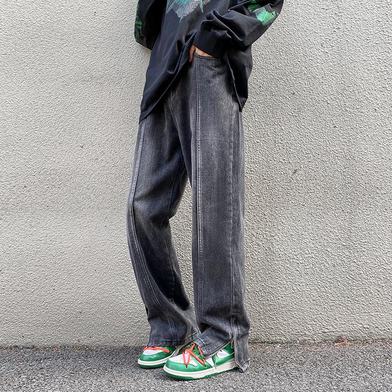 Men's Jeans 2023 Spring High Street Vintage Men's Baggy Korean Fashion Streetwear Zipper Design Denim Pants Male Brand Trousers, Black
Men's Jeans 2023 Spring High Street Vintage Men's Baggy Korean Fashion Streetwear Zipper Design Denim Pants Male Brand Trousers, Black