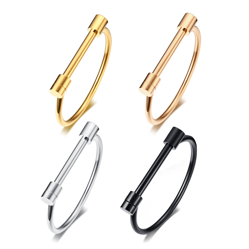 4 Color Cuff Bangle D Shape Bar Screw Shackle Horseshoe Bracelet Stainless Steel Jewelry For Men Women Unisex Fashion Gifts
4 Color Cuff Bangle D Shape Bar Screw Shackle Horseshoe Bracelet Stainless Steel Jewelry For Men Women Unisex Fashion Gifts