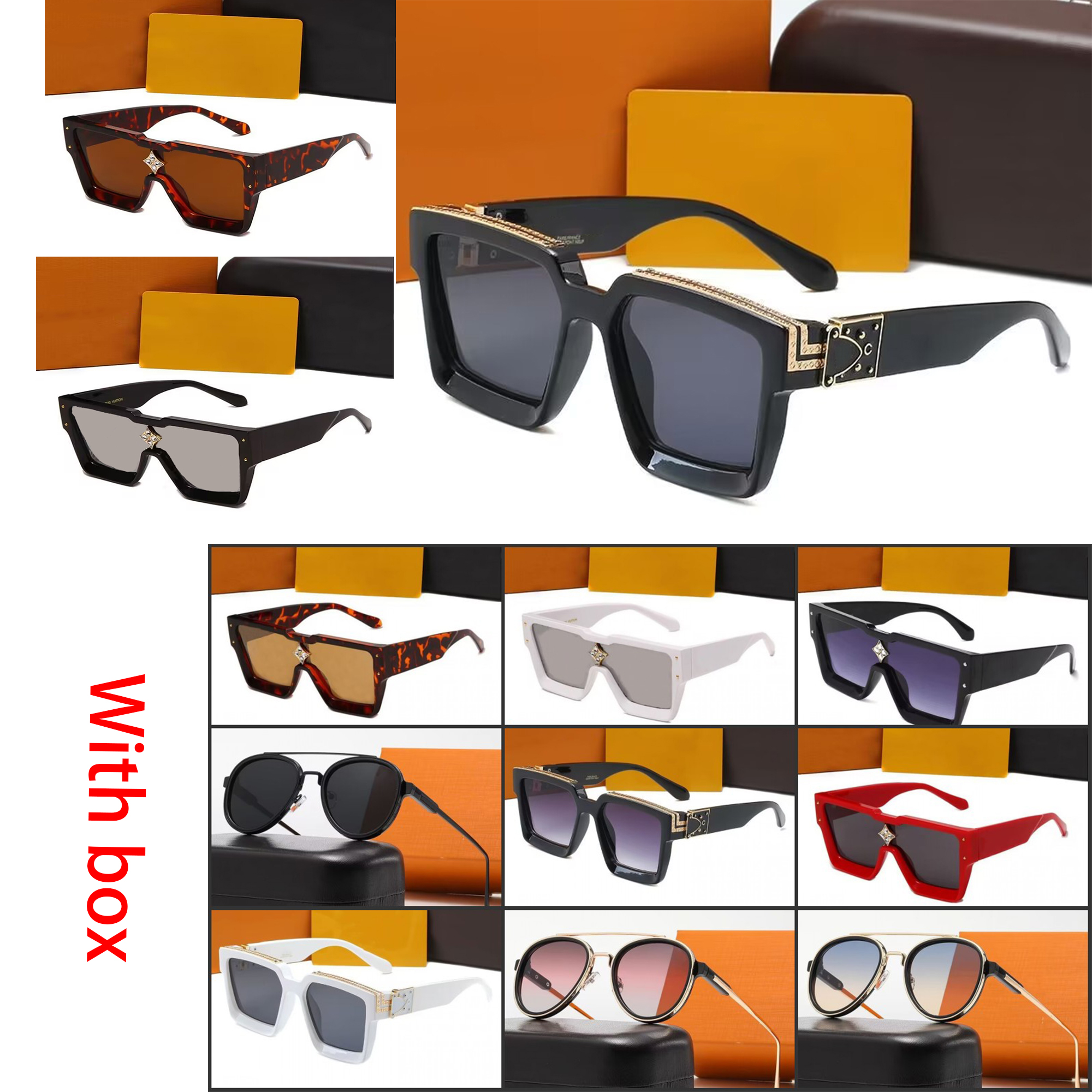 Designer Sunglasses Fashion Classic Eyeglasses Goggle Outdoor Beach Sun Glasses For Man Women 19 Color Optional
Designer Sunglasses Fashion Classic Eyeglasses Goggle Outdoor Beach Sun Glasses For Man Women 19 Color Optional