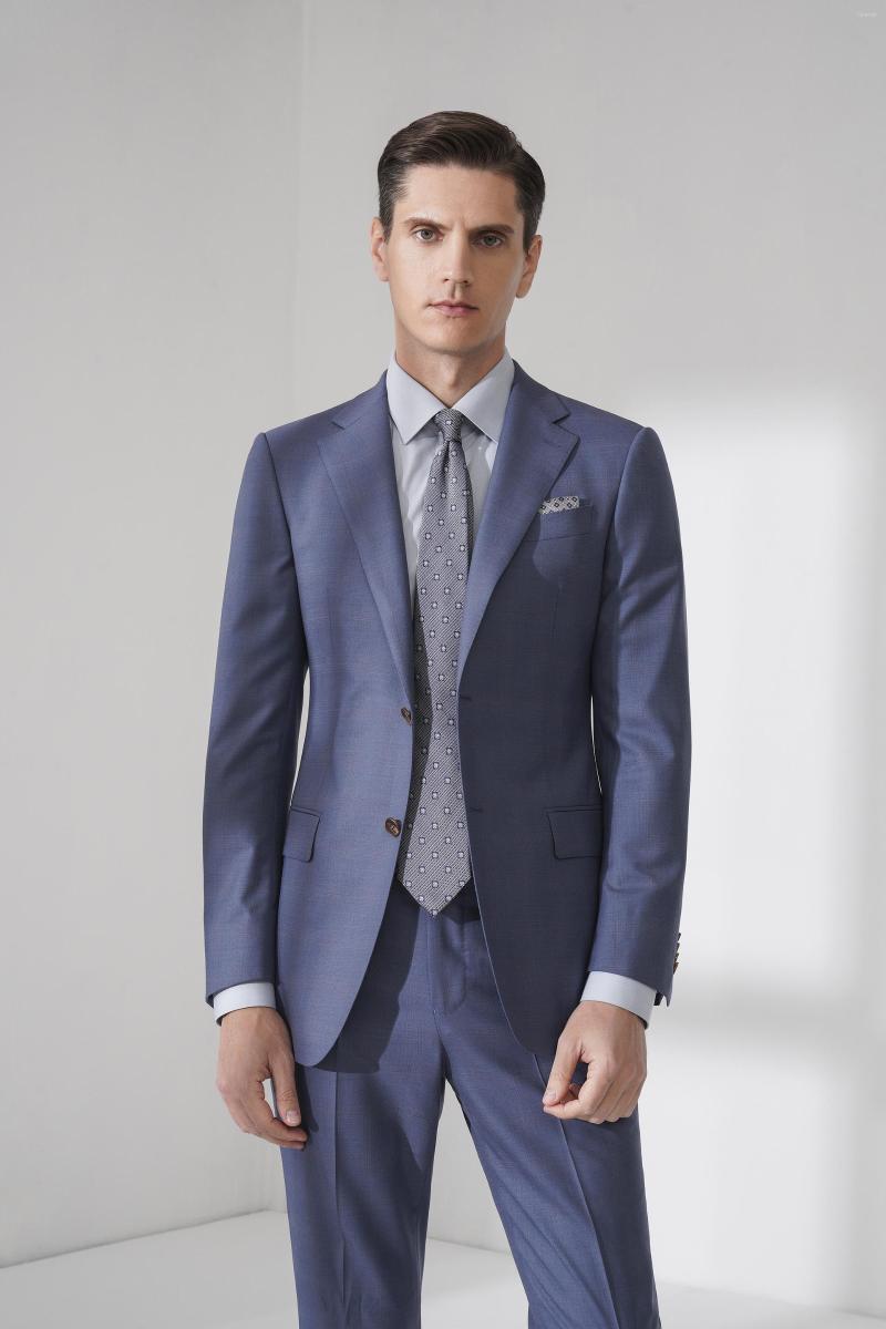 Men's Suits Top Selling Bespoke Mens Suit Formal Business Wear Modern Haze Blue Plaid Full Wool Fabric Free Cupro Lining
Men's Suits Top Selling Bespoke Mens Suit Formal Business Wear Modern Haze Blue Plaid Full Wool Fabric Free Cupro Lining