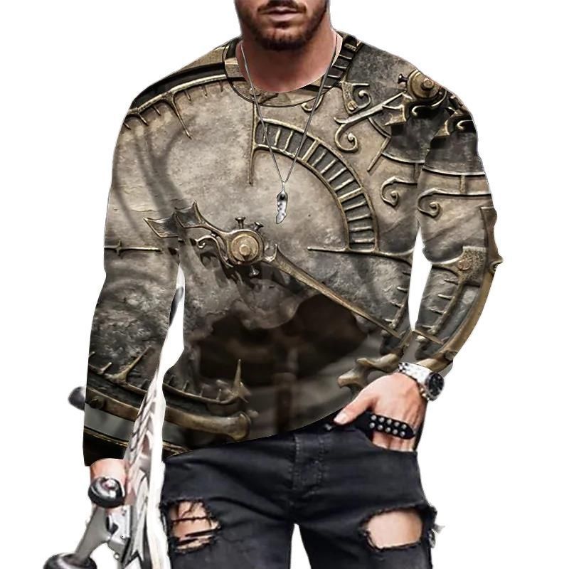 Men's T-Shirts Vintage Print T-shirt 3d Clock Long Sleeve Casual O- Neck 5xl Cotton Oversized Tops Tee Man Clothes 230217, Cxtx-klk-08101
Men's T-Shirts Vintage Print T-shirt 3d Clock Long Sleeve Casual O- Neck 5xl Cotton Oversized Tops Tee Man Clothes 230217, Cxtx-klk-08101