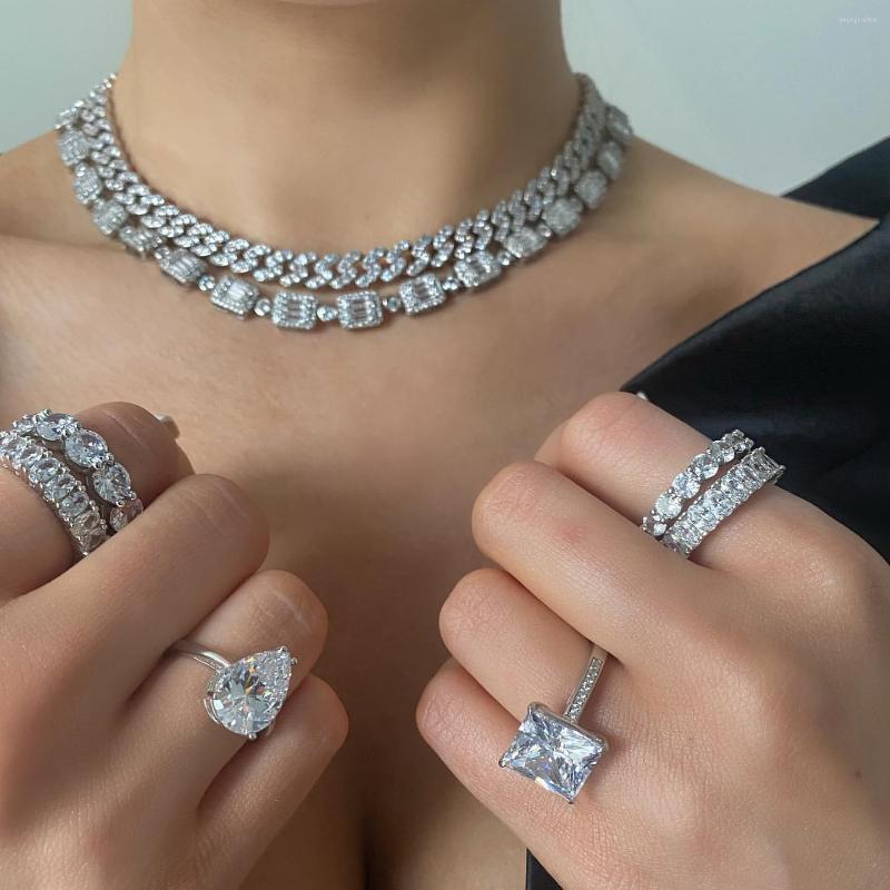 Choker Iced Out Bling Women Tennis Chain Necklace Geometric Round Square Shaped Beads Sparking Wedding Jewelry
Choker Iced Out Bling Women Tennis Chain Necklace Geometric Round Square Shaped Beads Sparking Wedding Jewelry