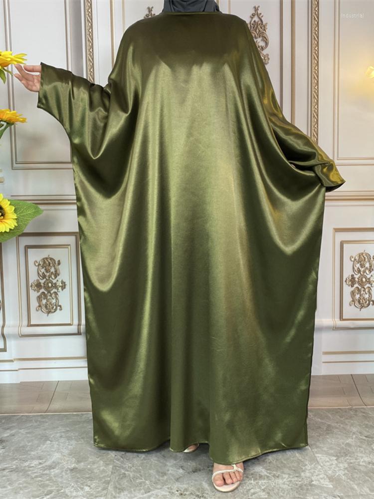 Ethnic Clothing Autumn Morocco Dress Muslim Women Abaya Satin Loose Prayer Garment Ramadan Robe India Abayas Dubai Turkey Longue Vestidos
Ethnic Clothing Autumn Morocco Dress Muslim Women Abaya Satin Loose Prayer Garment Ramadan Robe India Abayas Dubai Turkey Longue Vestidos
