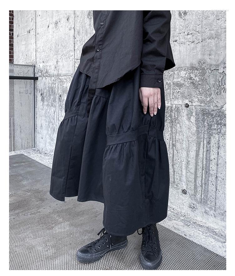 Skirts Large Dark Wind Pleated High Waist Skirt Women' Loose And Versatile Medium Length A-line In Autumn 2023, Black
Skirts Large Dark Wind Pleated High Waist Skirt Women' Loose And Versatile Medium Length A-line In Autumn 2023, Black