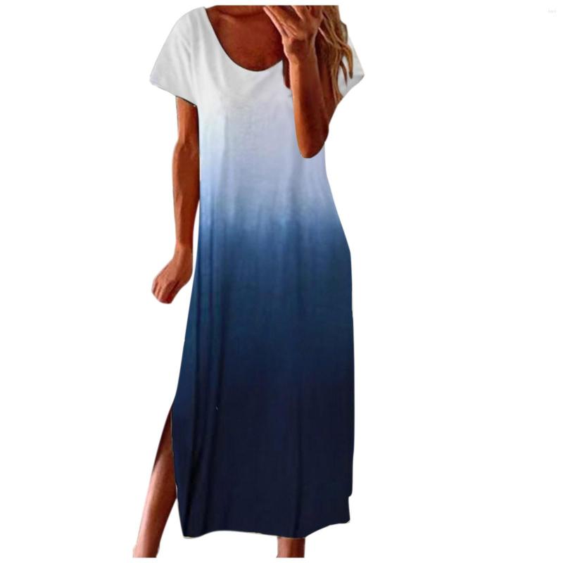 Casual Dresses Summer Tie Dye Dress For Women Gradient Sukienki Round Neck Vintage Maxi Beach 2023 Fashion Vestidos De Mujer Elegantes, Pink
Casual Dresses Summer Tie Dye Dress For Women Gradient Sukienki Round Neck Vintage Maxi Beach 2023 Fashion Vestidos De Mujer Elegantes, Pink