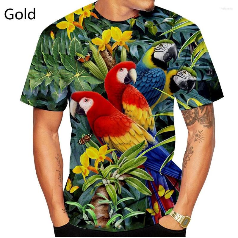 Men's T Shirts Summer Fashion Animal Pattern Parrot 3D Printing T-shirt Original Men And Women Uniform Novelty Personality Casual, Beige
Men's T Shirts Summer Fashion Animal Pattern Parrot 3D Printing T-shirt Original Men And Women Uniform Novelty Personality Casual, Beige