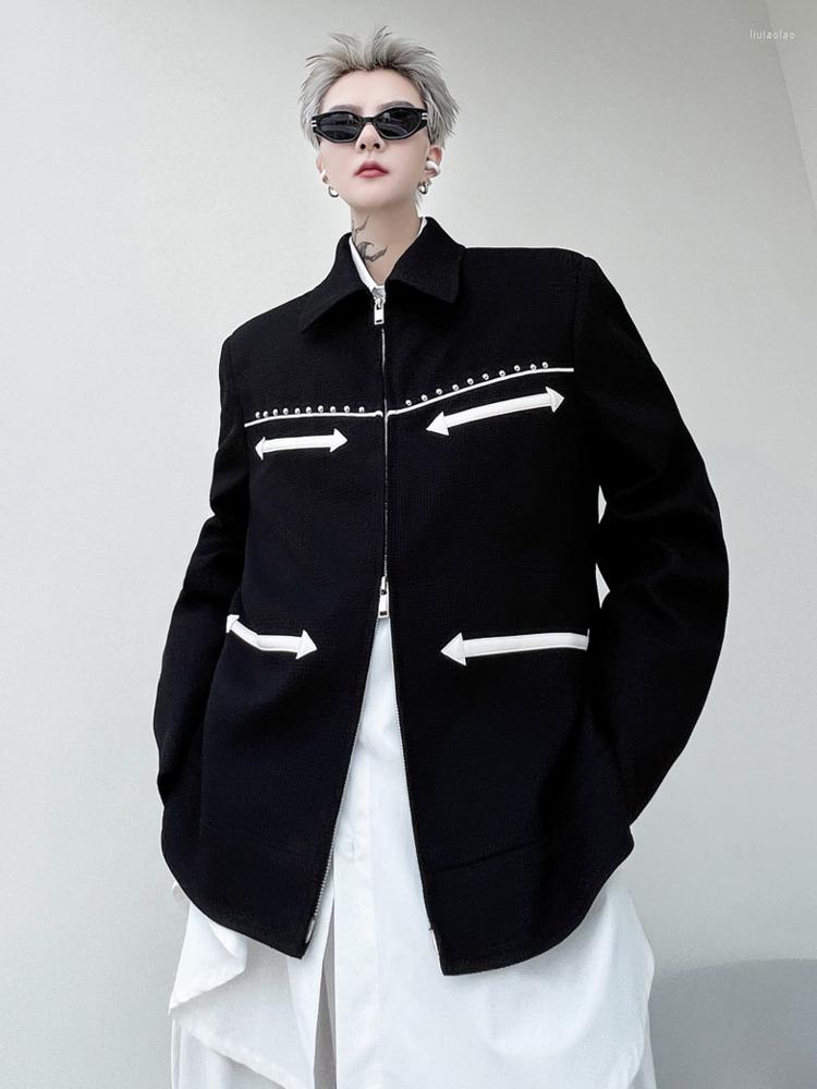 Men's Jackets SYUHGFA Men's Wear 2023 Autumn Winter Rivet Double Zipper Jacket Loose Coat Korean Streetwear Fashion For Male, Black
Men's Jackets SYUHGFA Men's Wear 2023 Autumn Winter Rivet Double Zipper Jacket Loose Coat Korean Streetwear Fashion For Male, Black