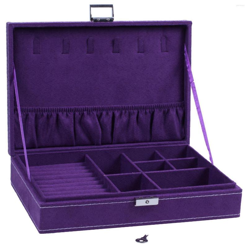 Jewelry Pouches Lockable Wooden Capacity Large Velvet Earrings Storage Case Display Box
Jewelry Pouches Lockable Wooden Capacity Large Velvet Earrings Storage Case Display Box