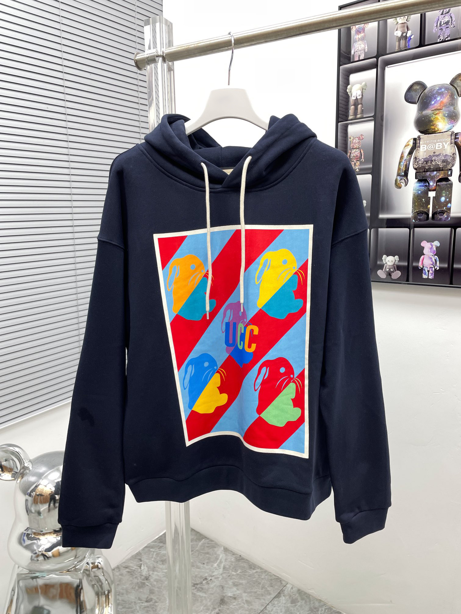 2023 early spring new men's hoodie rabbit series rainbow printed sweater luxury designer clothing, White
2023 early spring new men's hoodie rabbit series rainbow printed sweater luxury designer clothing, White