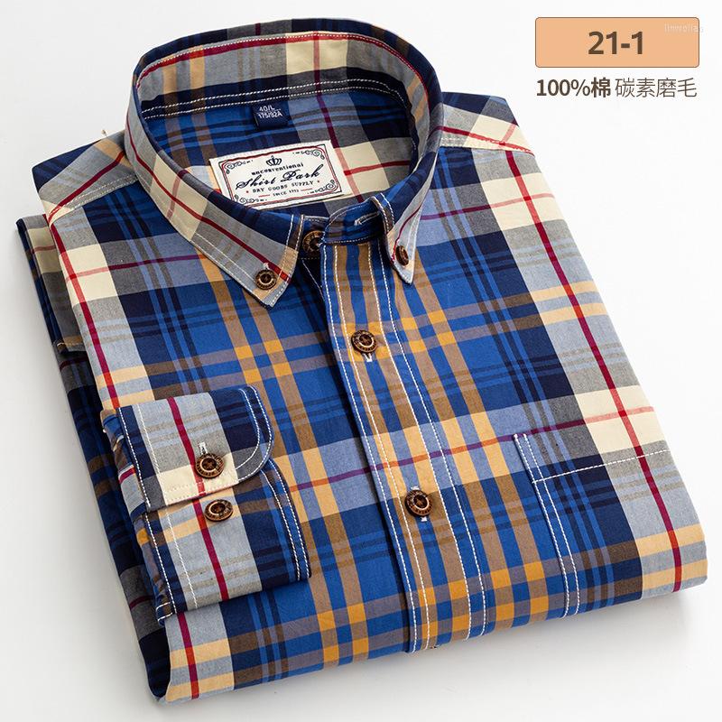 Men's Dress Shirts Men Long Sleeve 100 Cotton Striped Plaid Shirt Oxford Casual Colorful Regular Slim Fit Social Formal Fashion, 21-7
Men's Dress Shirts Men Long Sleeve 100 Cotton Striped Plaid Shirt Oxford Casual Colorful Regular Slim Fit Social Formal Fashion, 21-7