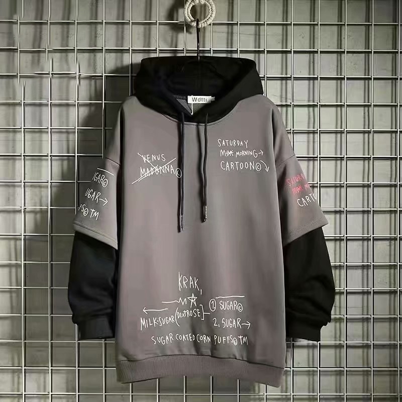 Mens Hoodies Sweatshirts Spring Autumn Japan Fashion Streetwear Graphic Casual Harajuku Clothing Splicing 230216, Black
Mens Hoodies Sweatshirts Spring Autumn Japan Fashion Streetwear Graphic Casual Harajuku Clothing Splicing 230216, Black