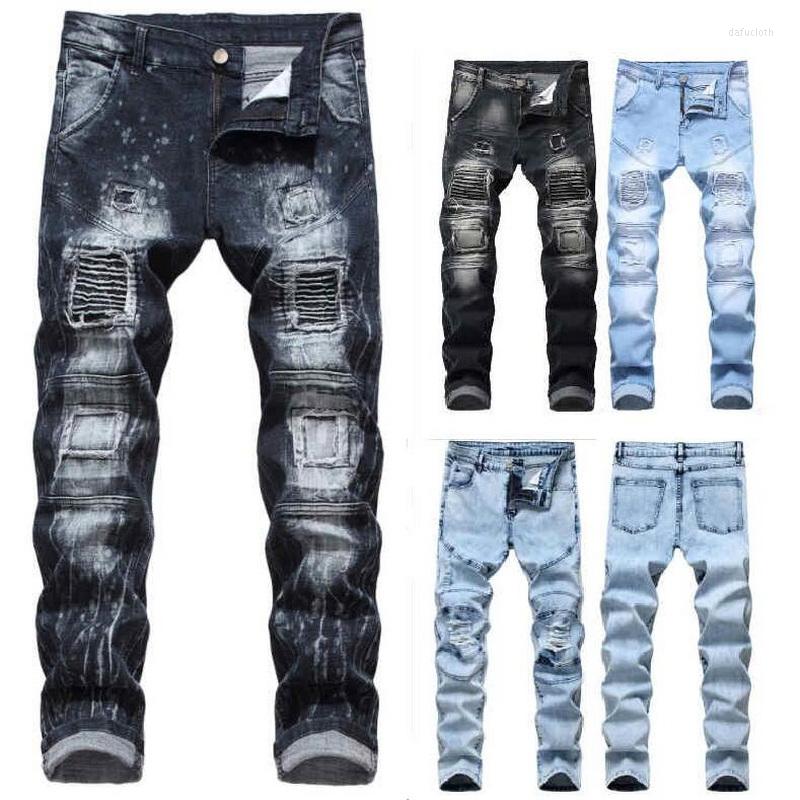 Men's Jeans Men Ripped Embroidery Patchwork Holes Trend Brand Moto Denim Pant Mens Hip Hop Skinny, Black
Men's Jeans Men Ripped Embroidery Patchwork Holes Trend Brand Moto Denim Pant Mens Hip Hop Skinny, Black