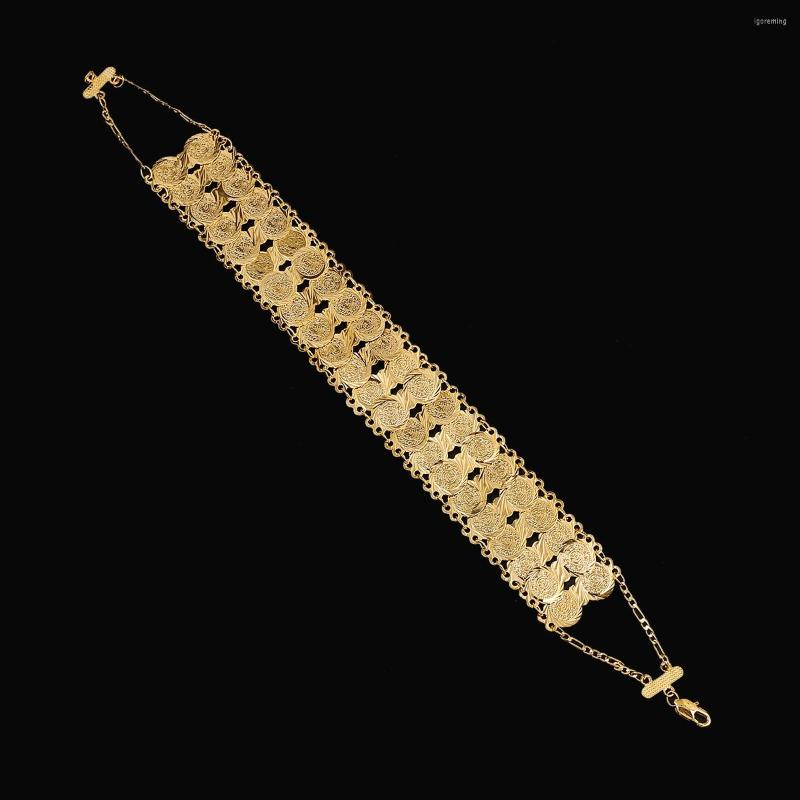 Bangle Gold Color Coin Bracelet For Women Arab Chain Middle Eastern Ancient Coins Africa Wedding Jewelry
Bangle Gold Color Coin Bracelet For Women Arab Chain Middle Eastern Ancient Coins Africa Wedding Jewelry