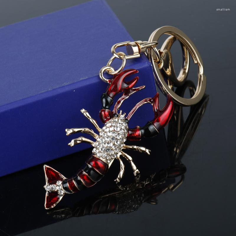 Keychains Creative Jewelry Lobster Keychain Crayfish Keyrings Women Bags Trinket Rhinestones Key Holder For Gifts
Keychains Creative Jewelry Lobster Keychain Crayfish Keyrings Women Bags Trinket Rhinestones Key Holder For Gifts